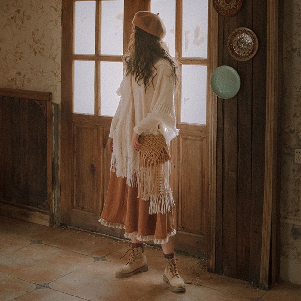 Woven Straw Bag - Bolsa de Palha Trançada Estilo Étnico,
