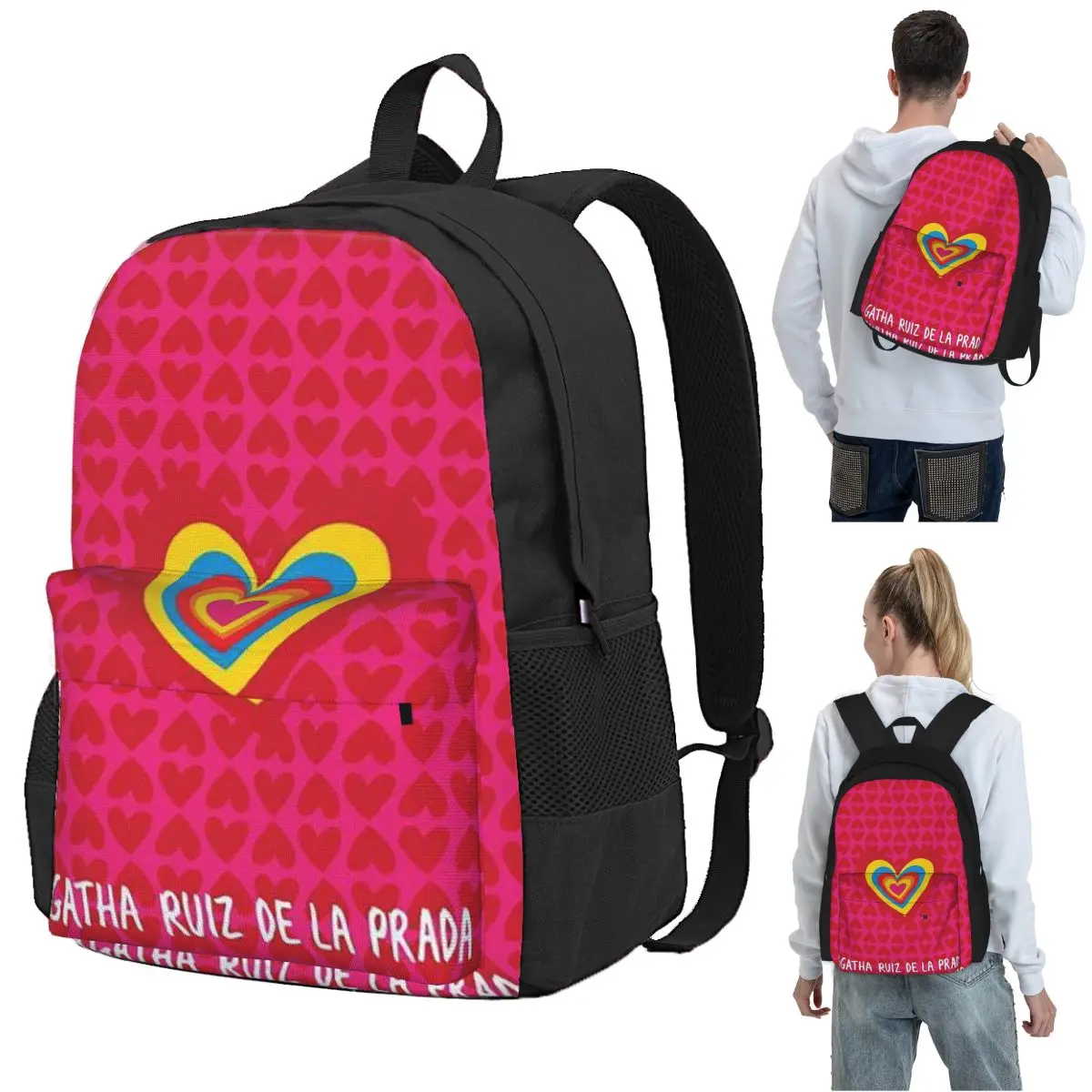 Women Bags Prada - Mochila com padrão Agatha Ruiz-De La-Prada,