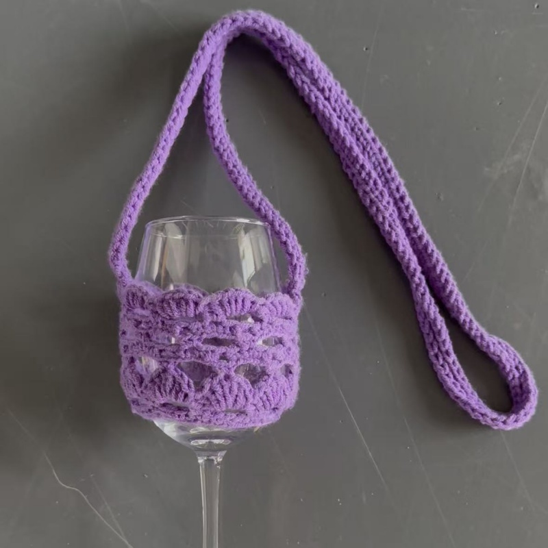 Crochet Market Bag - Bolsa Transversal de Crochê Simples em