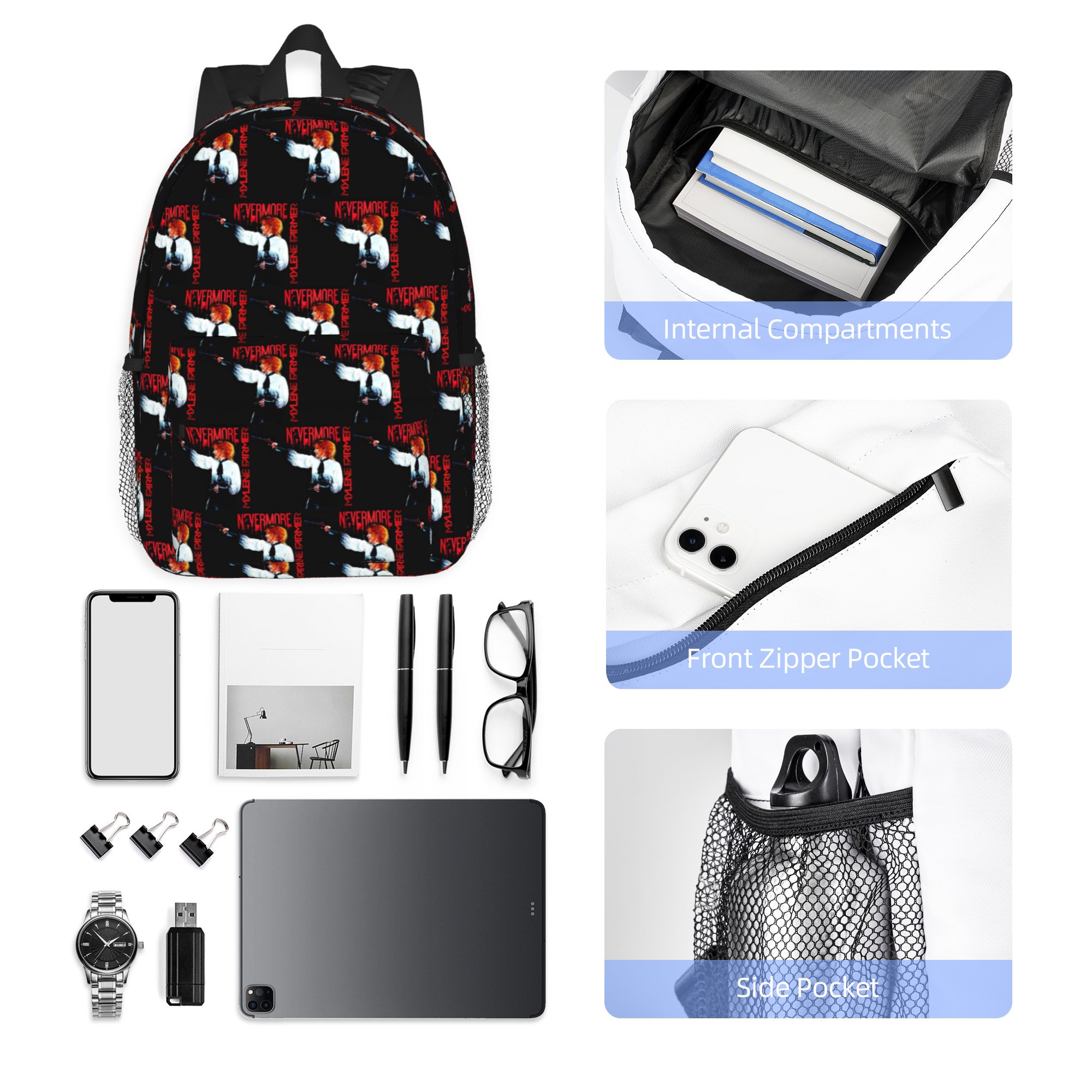 Women Bags Farmers - Mochila Nevermore Tour Libertine Mylene Farmer,