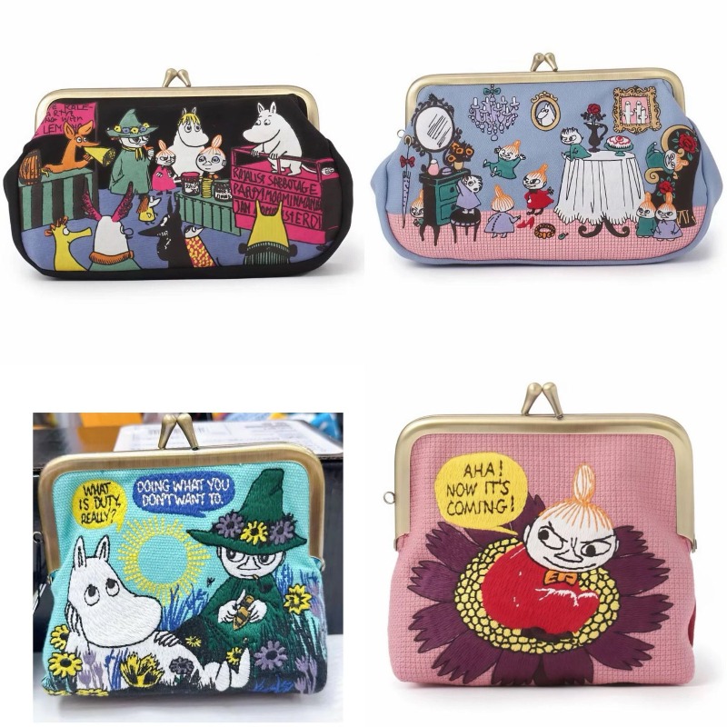 Women Bags Mini - Mini Porta-Moedas da Série Moomins Anime