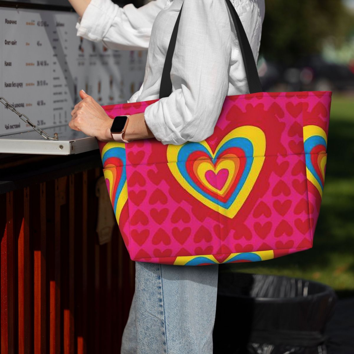 Women Bags Prada - Bolsa de praia com padrão Agatha