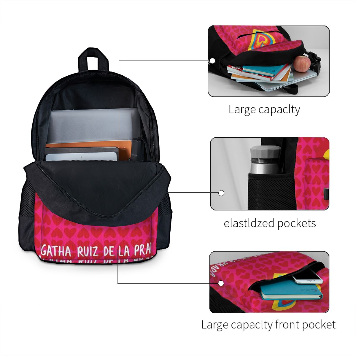 Mochila escolar Agatha Ruiz-De - Women Bags Prada avaliação e preço