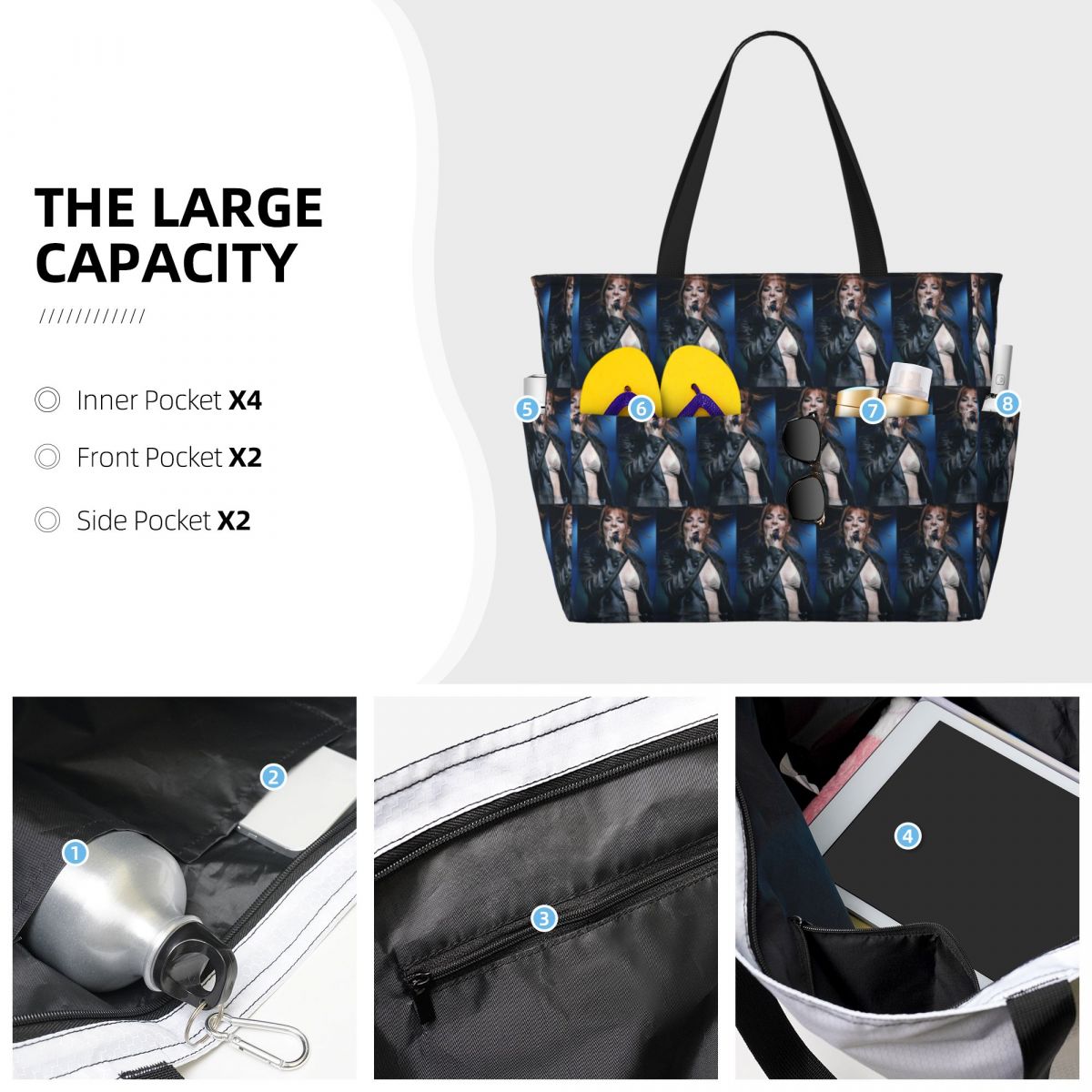 Mylene Farmer Beach Tote Bag S - Women Bags Farmers avaliação e preço