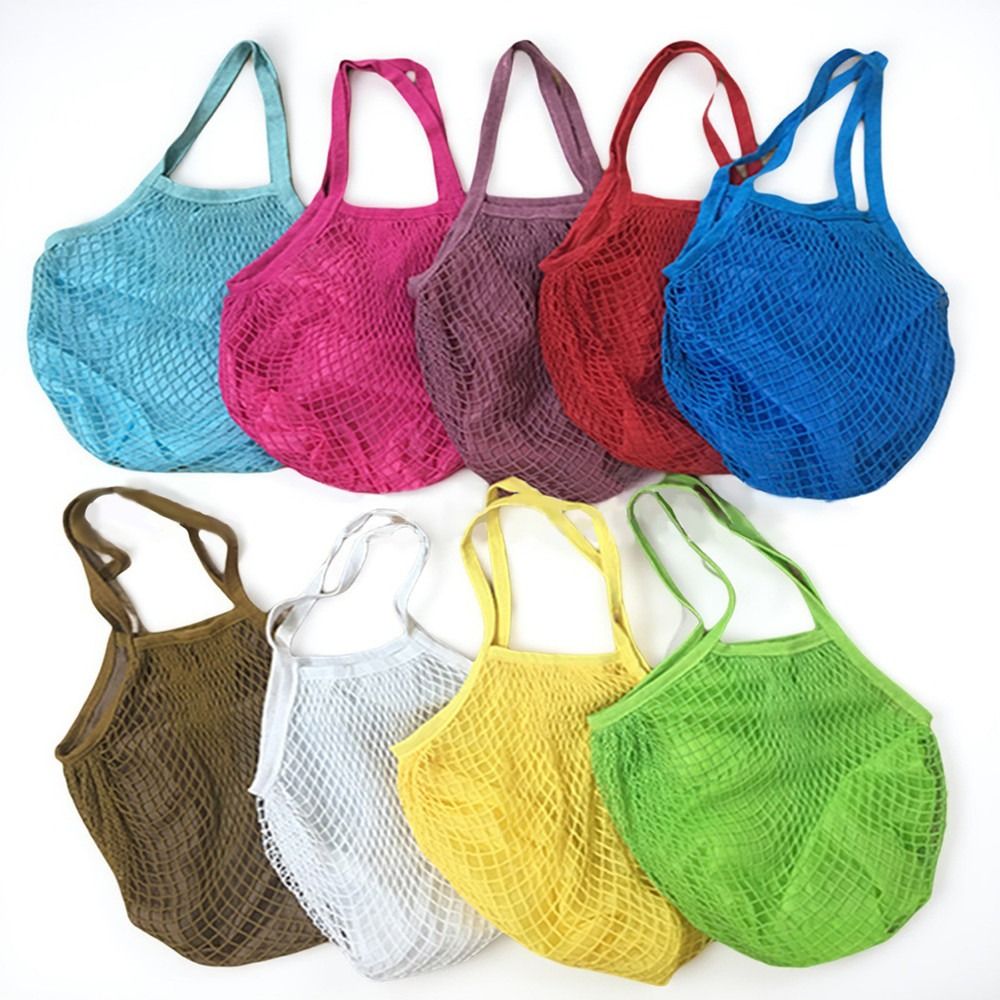 Sacolas de Compras de Algodão  - Crochet Market Bag avaliação e preço