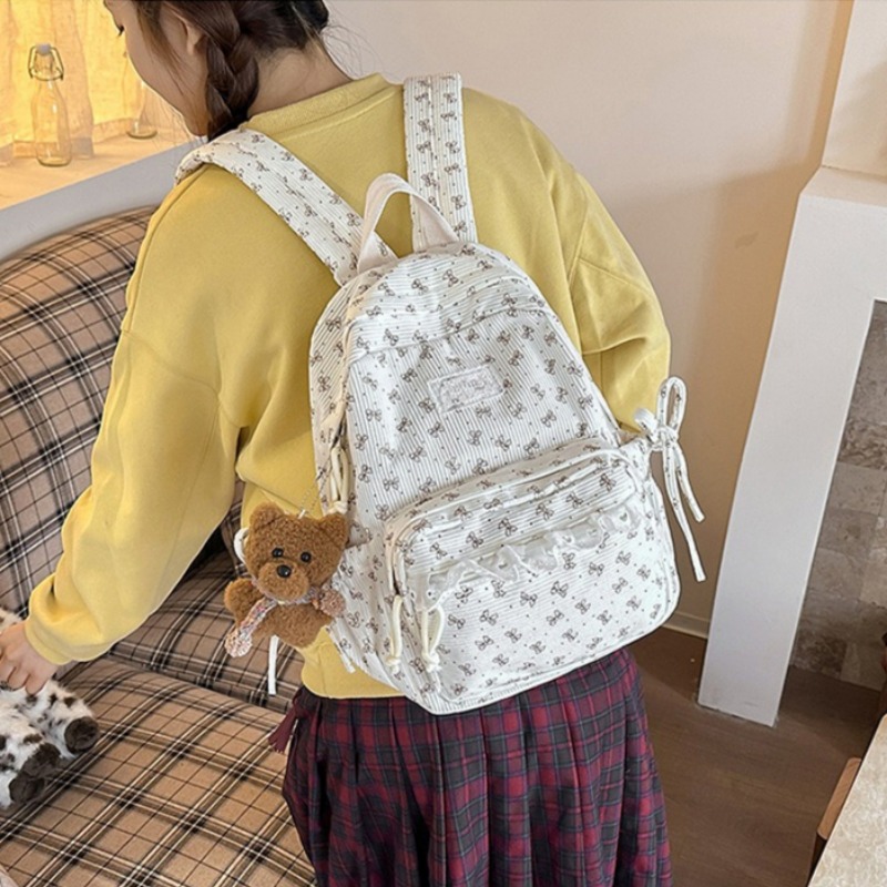 Mochila de Corduroy de Inverno - Women'S Young Bags avaliação e preço