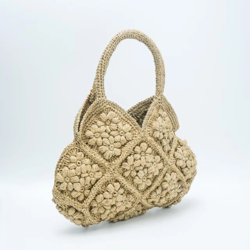 Nova Bolsa Feminina Artesanal  - Woven Straw Bag avaliação e preço