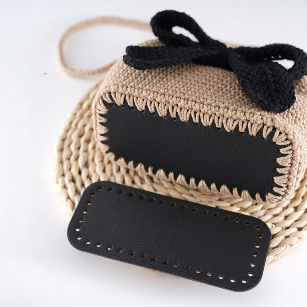 Portátil couro do plutônio cro - Crochet Market Bag avaliação e preço