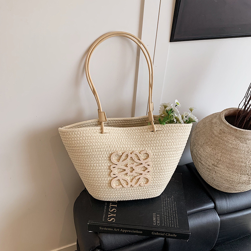 Bolsa de Palha Trançada Femini - Woven Straw Bag avaliação e preço