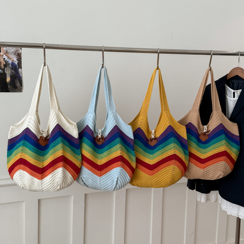Bolsa de Praia de Crochê Arco- - Crochet Market Bag avaliação e preço
