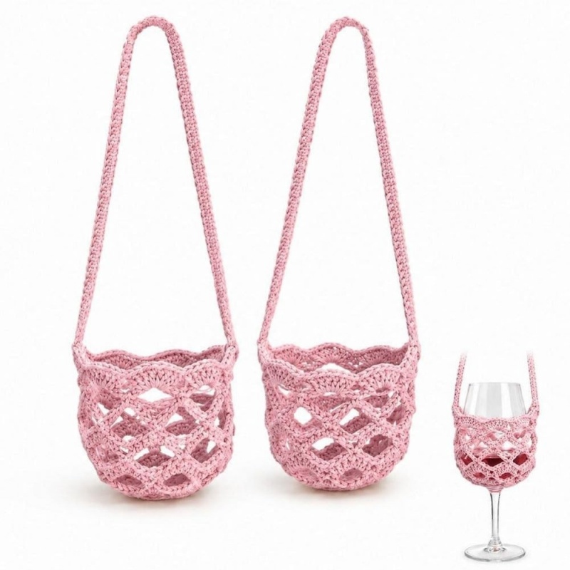 Bolsa Transversal de Crochê Si - Crochet Market Bag avaliação e preço