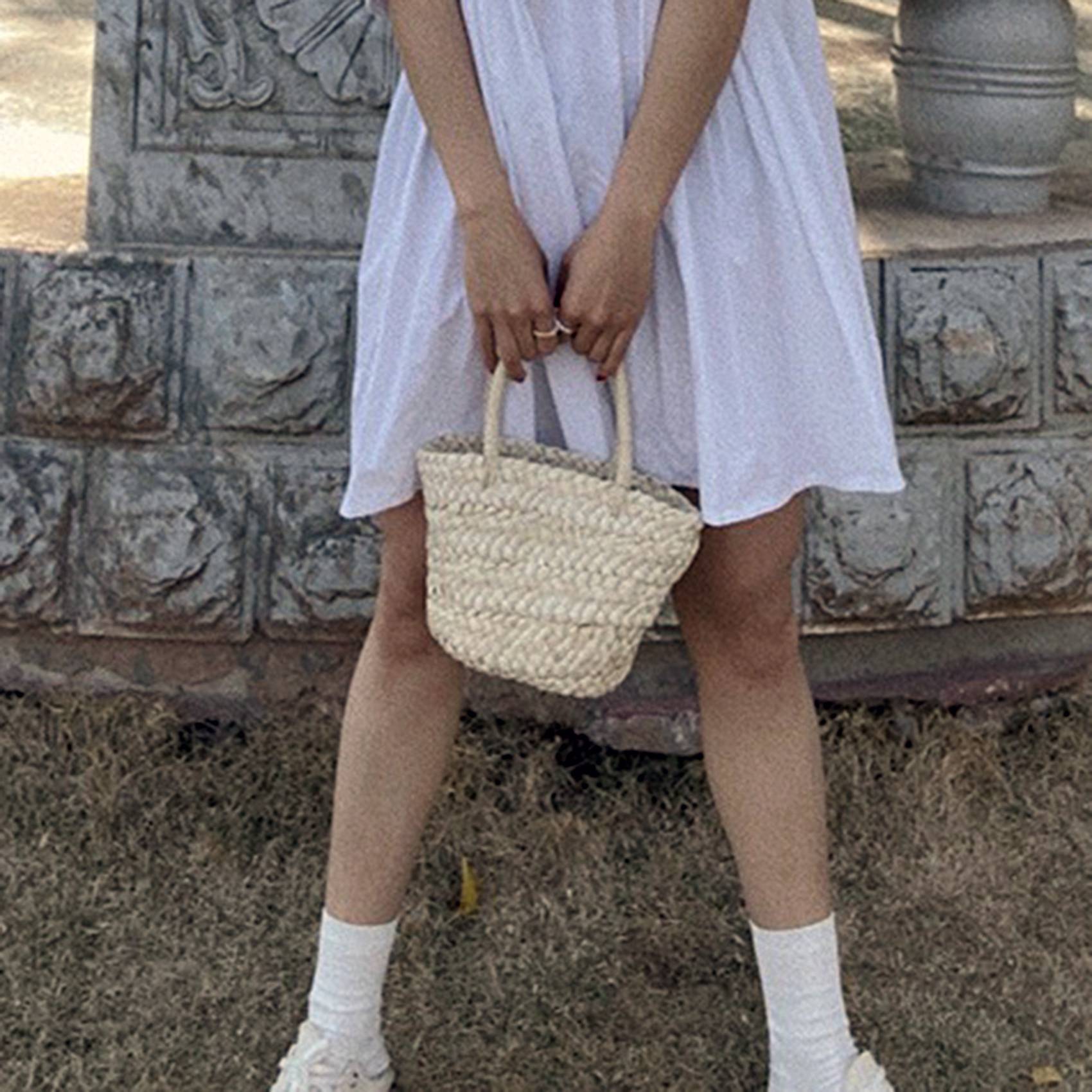 Abqr verão artesanal pequeno s - Woven Straw Bag avaliação e preço
