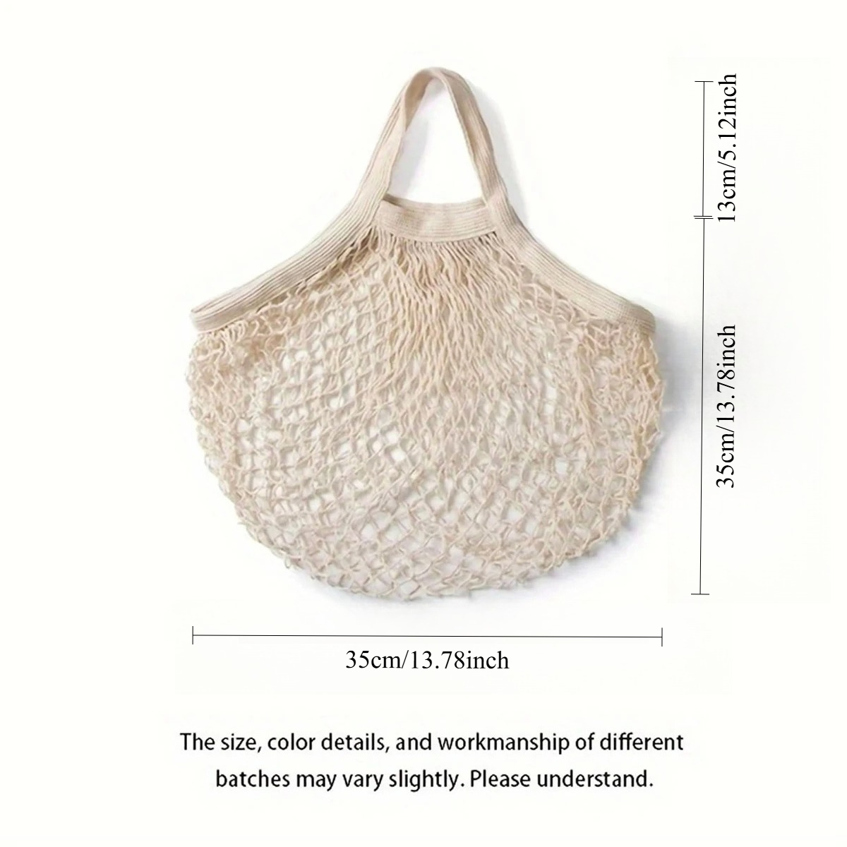 Sacola de Algodão Reutilizável - Crochet Market Bag avaliação e preço