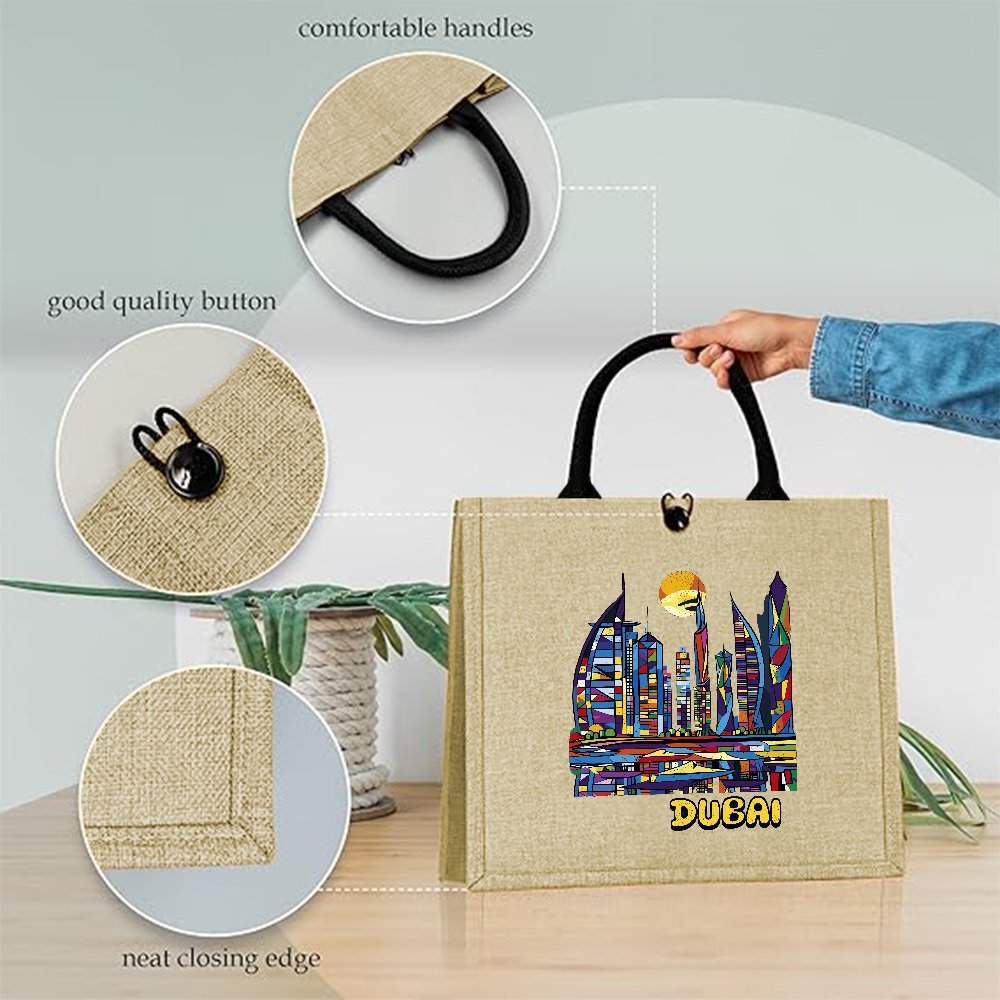 Bolsas de Linho Estampadas Sky - Women Bags Uae avaliação e preço