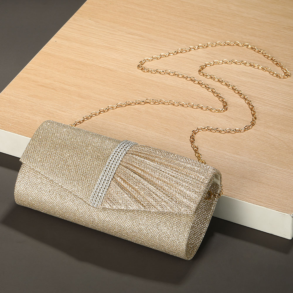 Nova bolsa de noite plissada c - Women Bags For Wedding avaliação e preço