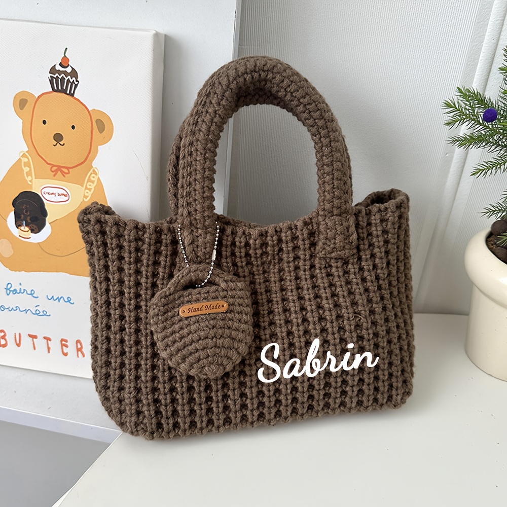 Bolsa de Ombro de Crochê Artes - Crochet Market Bag avaliação e preço
