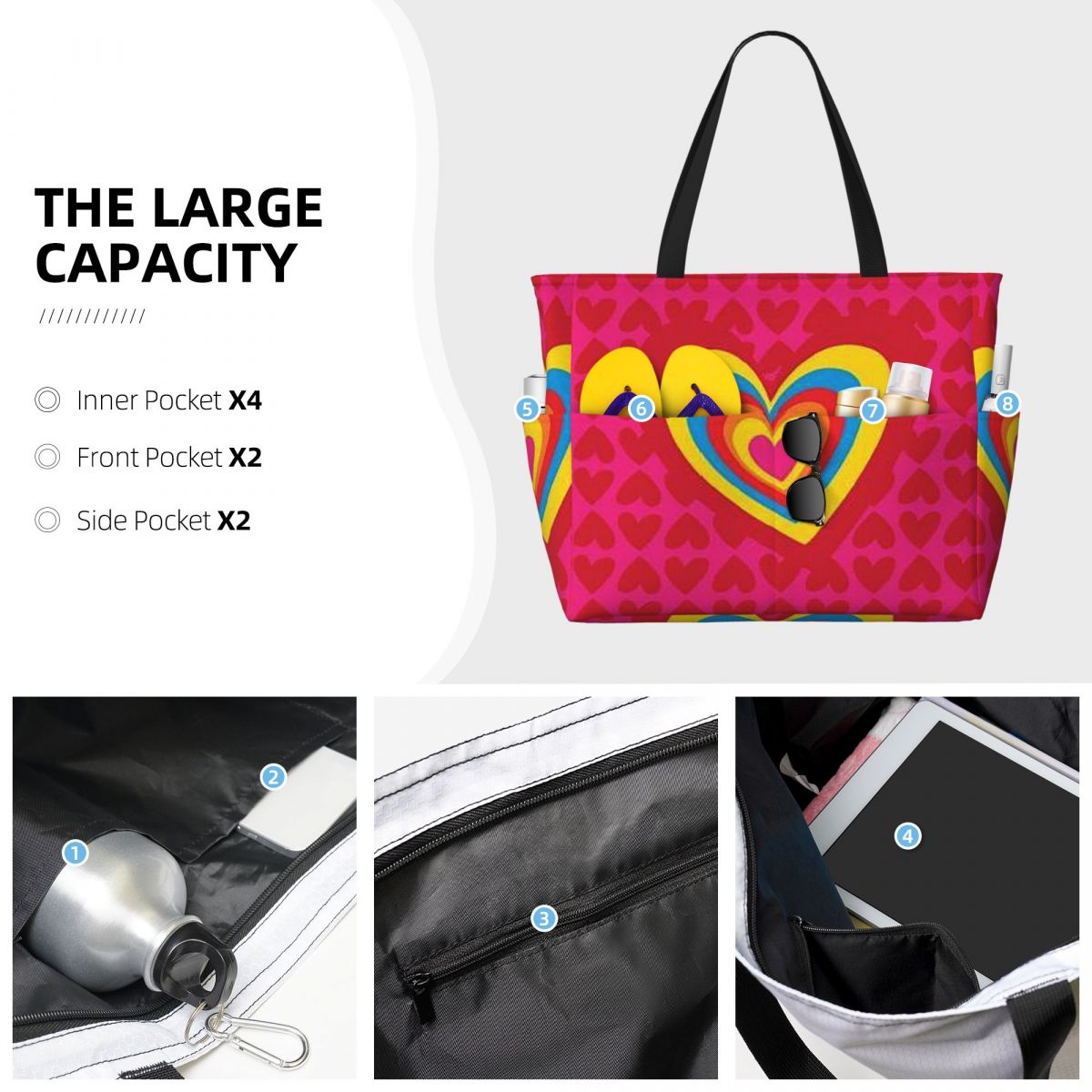 Bolsa de praia com padrão Agat - Women Bags Prada avaliação e preço